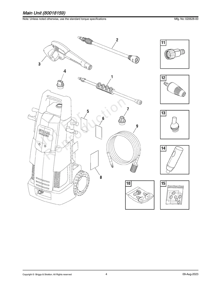 BRIGGS AND STRATTON, 020628-00, IPL.4